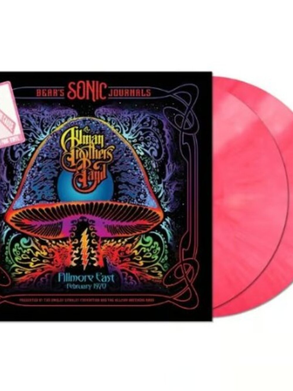 The Allman Brothers Band Fillmore East LP ~ Bear's Sonic Journals ~ Ltd Ed Pink!